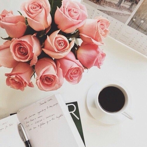 Гарні фото кави та квіти - велика підбірка