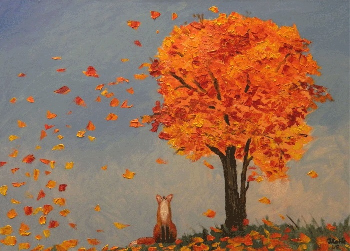 Красиві картинки осінній листопад для дітей
