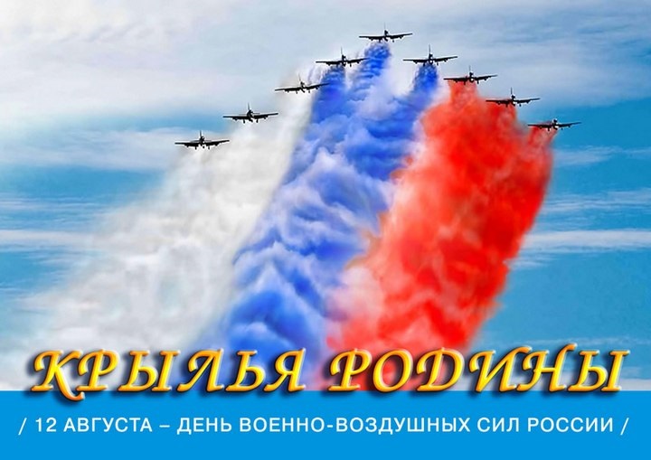На 12 серпня День Військово-повітряних сил РФ