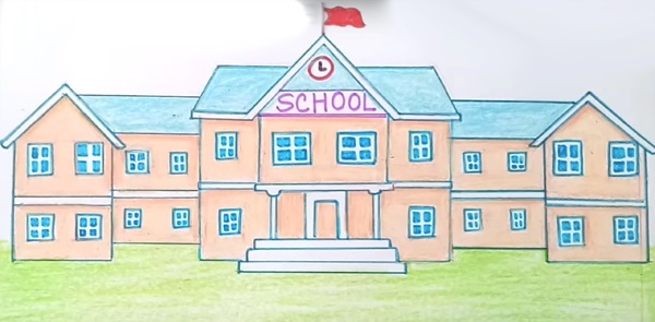 Малюнок «Моя школа» — як намалювати, приклади
