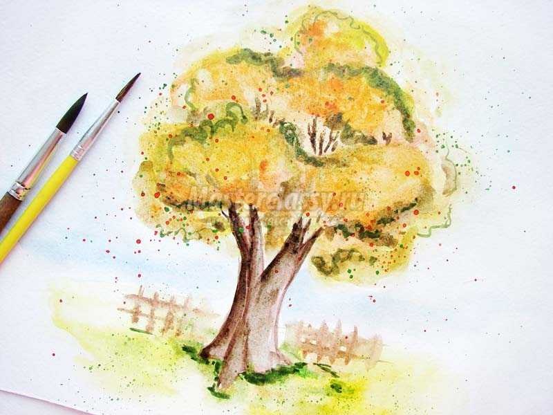 Чарівне дерево намалювати олівцем, ідеї