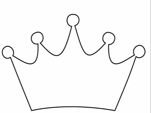 Фото макет корони з паперу