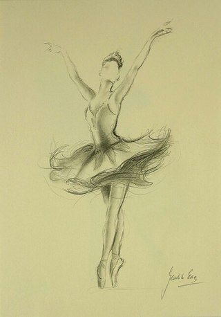 Ескіз балерини.