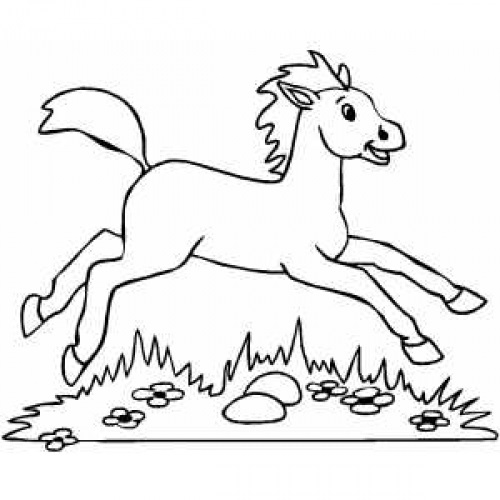 Качалка конячка малюнок