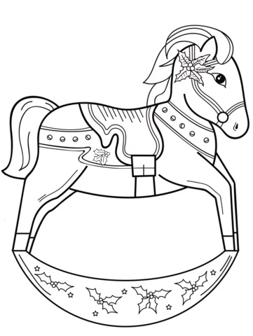 Качалка конячка малюнок