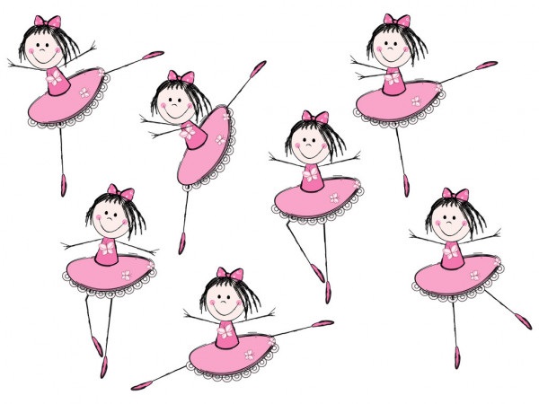 Балерина малюнок для дітей