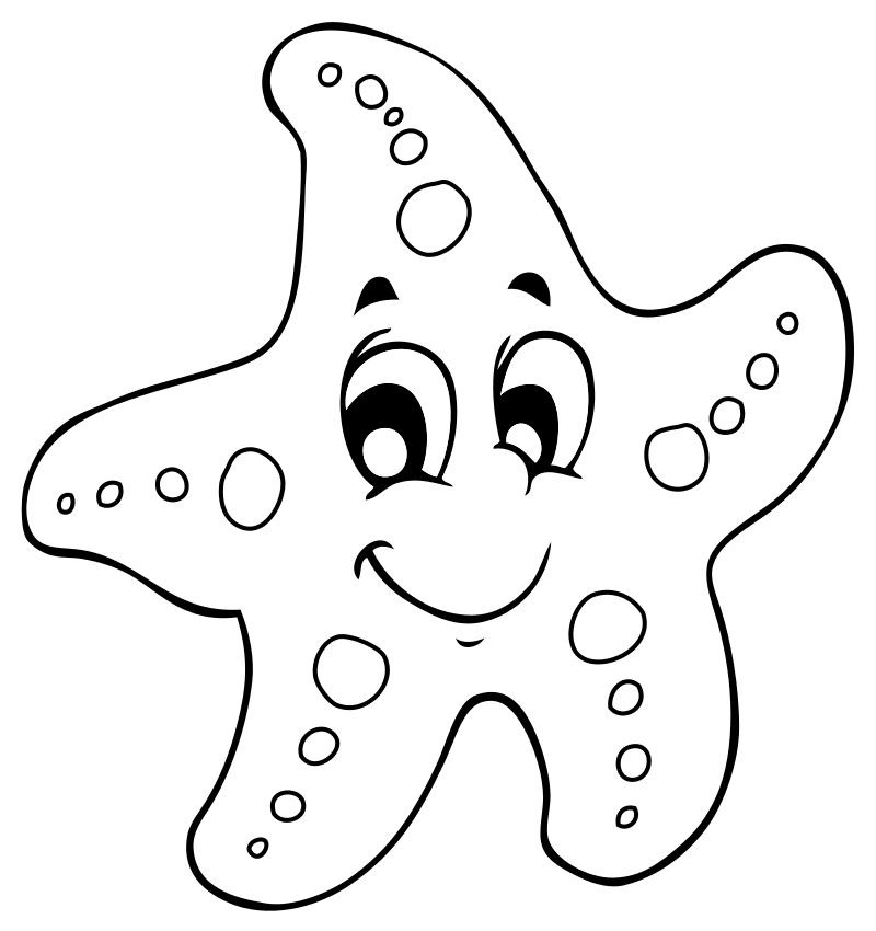 Зображення морська зірка для дітей