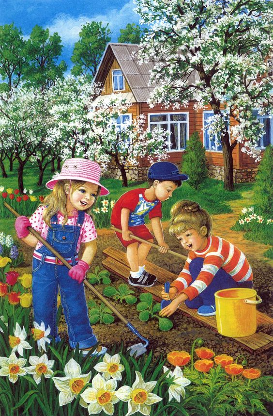 Красиві картинки з весною для дітей